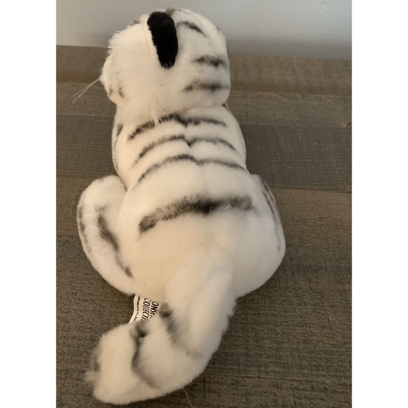 Wildlife Artist Conservation Collectibles 8” White Tiger Plush Realistic Stuffed - Picture 9 of 13